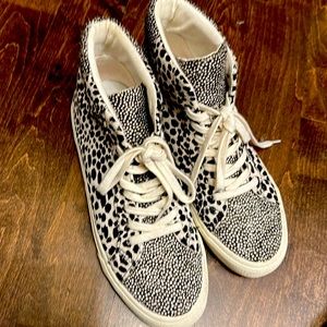 madewell cheetah print high tops!
